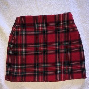 Plaid Hollister skirt